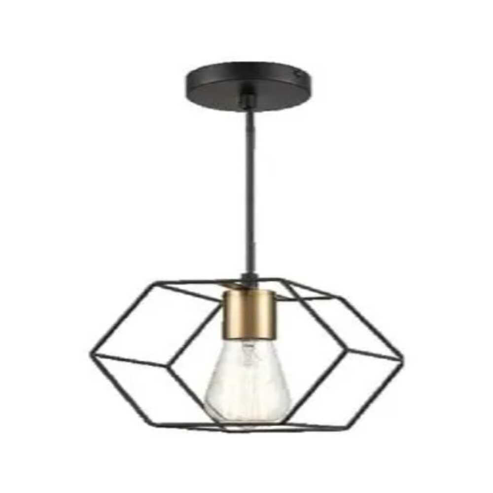 Lámpara de techo colgante estela negro incluye foco