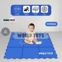 Piso Rompecabezas PLAYGROUND DELUXE 1.8 Blue
