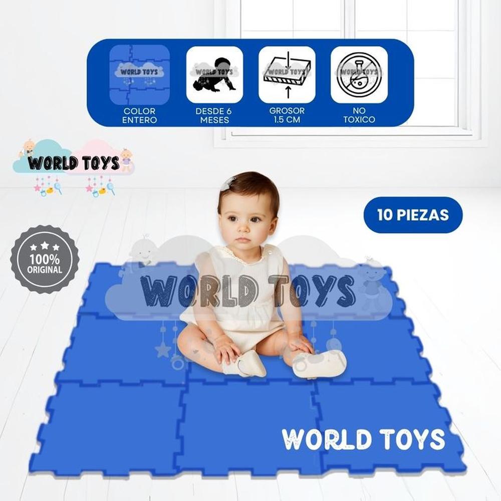 Piso Rompecabezas PLAYGROUND PLUS 1.5 Blue