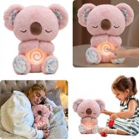 Koala Peluche de Apego Seguro y Antialérgico - Simula respiración luz y sonido