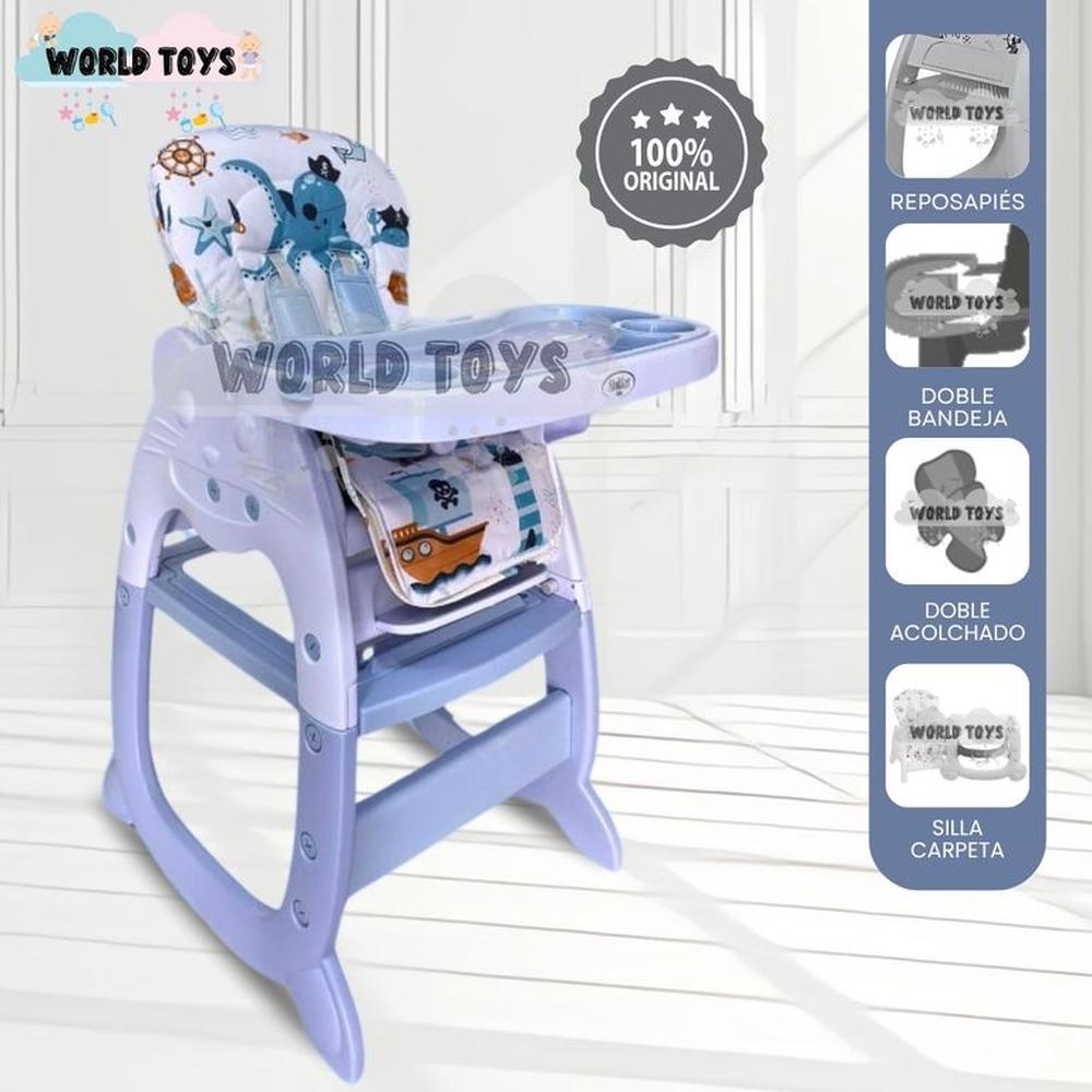 Silla de Comer Edición Limitada GATTITO II Light Blue