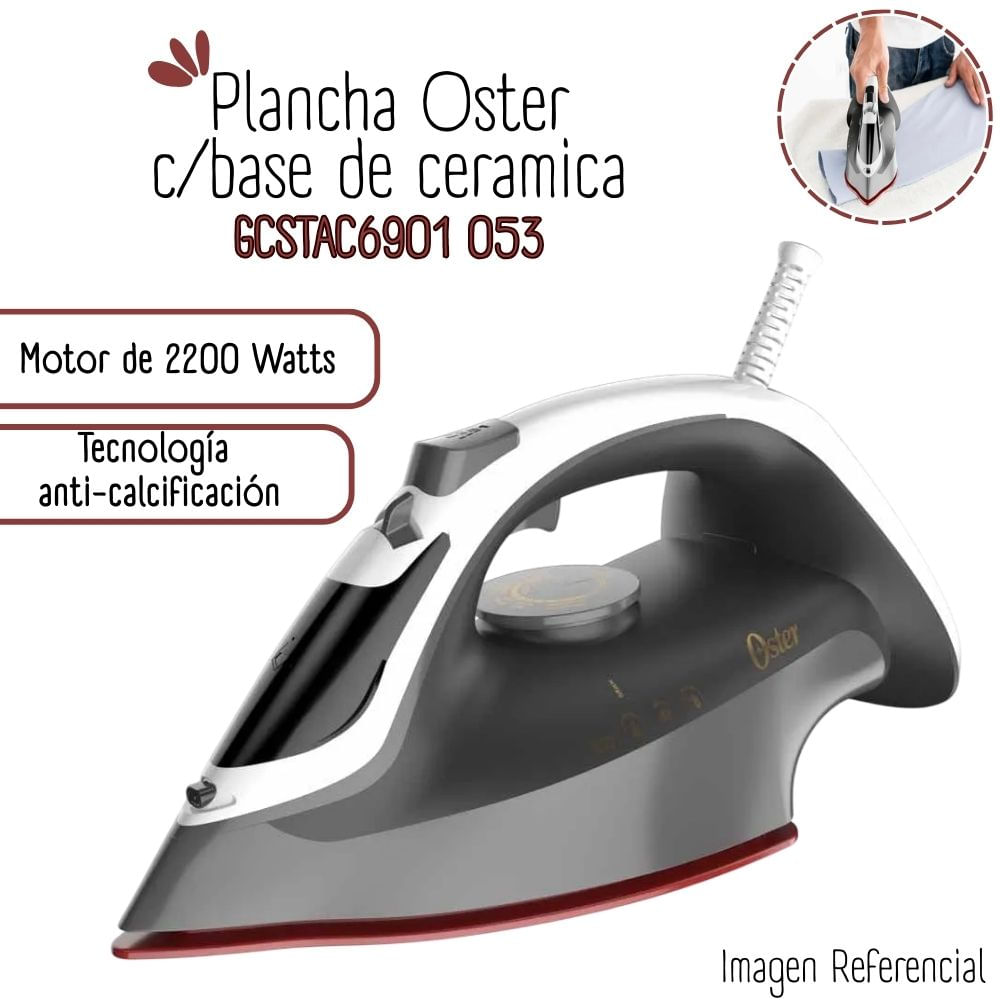 Plancha de Vapor Aer oCeramica Oster GCSTAC6901