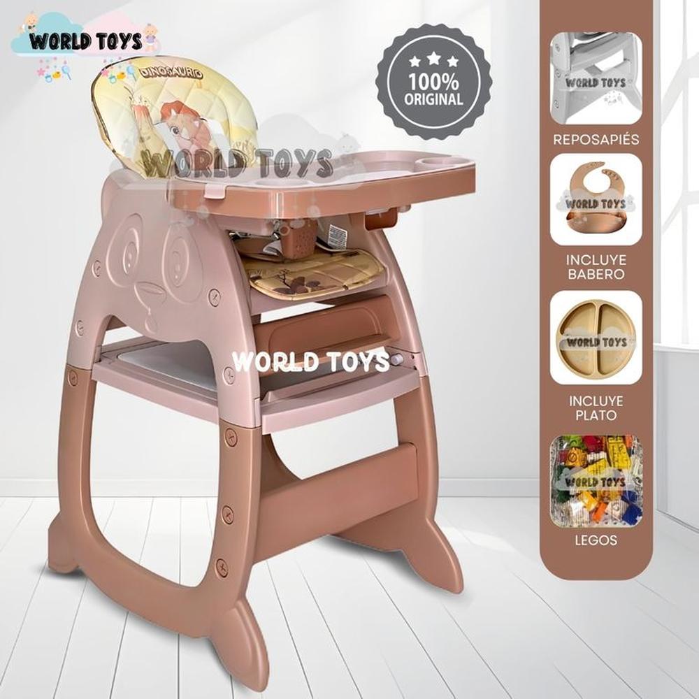 Silla de Comer Musical con Plato PANDIMAX Coffee