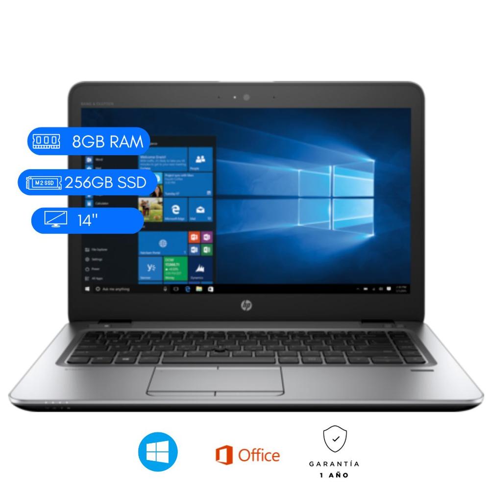 LAPTOP REACONDICIONADA HP 840 G4 CORE I7 8VA 8GB DDR4 256 SSD PANTALLA 14