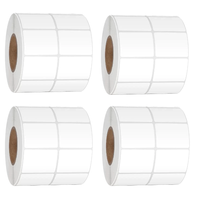Etiqueta Termica Adhesiva 3x2cm 2 Col Pack 4 Rollos