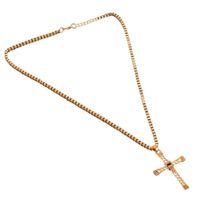Collar Rápidos y Furiosos Cruz Regalo Dá del Padre Genieka Dorado