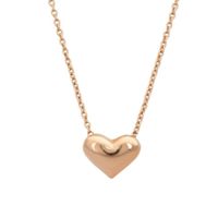 Collar Passionate Heart Dorado Regalo Novia Enamorada Genieka Dorado
