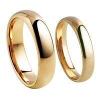 Anillos Matrimonio Alianzas Classic Hombre Bañado18K Amor San Valentín Dorado