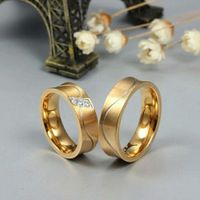 Aro Matrimonio Alianzas Passionate Mujer Bañado Oro18K Novia Genieka Dorado