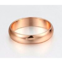 Aro Alianza Matrimonio Eternal Love Mujer Bañado Oro Novia Genieka Dorado