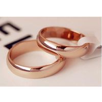 Aro Matrimonio Alianza Eternal Love Hombre Bañado Oro Novio Genieka Dorado