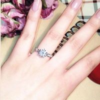 Anillo Compromiso Imperial Deluxe Bañado Oro 18K San Valentin Genieka Dorado