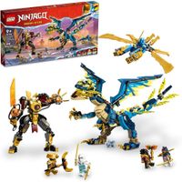 LEGO NINJAGO DRAGÓN ELEMENTAL VS MECH DE LA EMPERATRIZ CON 6 FIGURAS