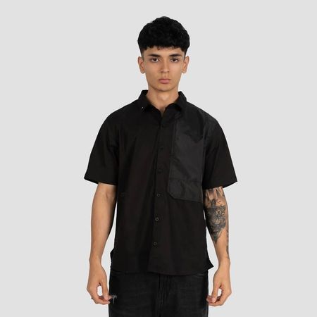 CAMISA MC HP23STALIN POPELINA L Negro