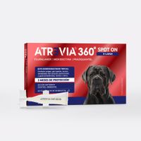 ANTIPULGAS PARA PERROS ATREVIA 360 SPOT ON X- LARGE 37 a 55 KG X 5 PIPETAS