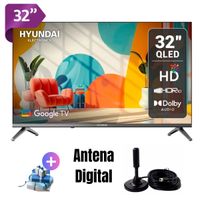 Televisor Hyundai QLED 32'' HD HYLED3259QG 2025 - Ant Digital