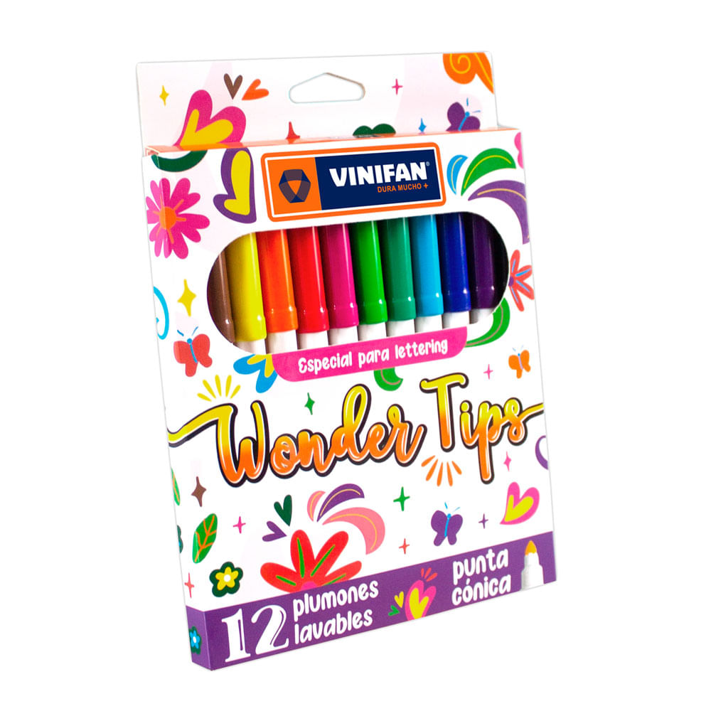 Plumones Wonder Tips VINIFAN 12un