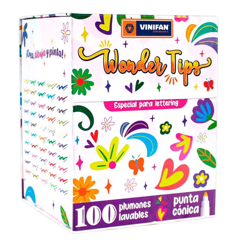 Plumones Wonder Tips VINIFAN 100un