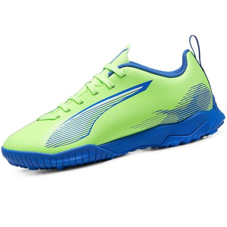 Zapatillas Puma Niños Futbol Ultra 5 Play Tt Ps - Verde limón 107910-03 Talla 28