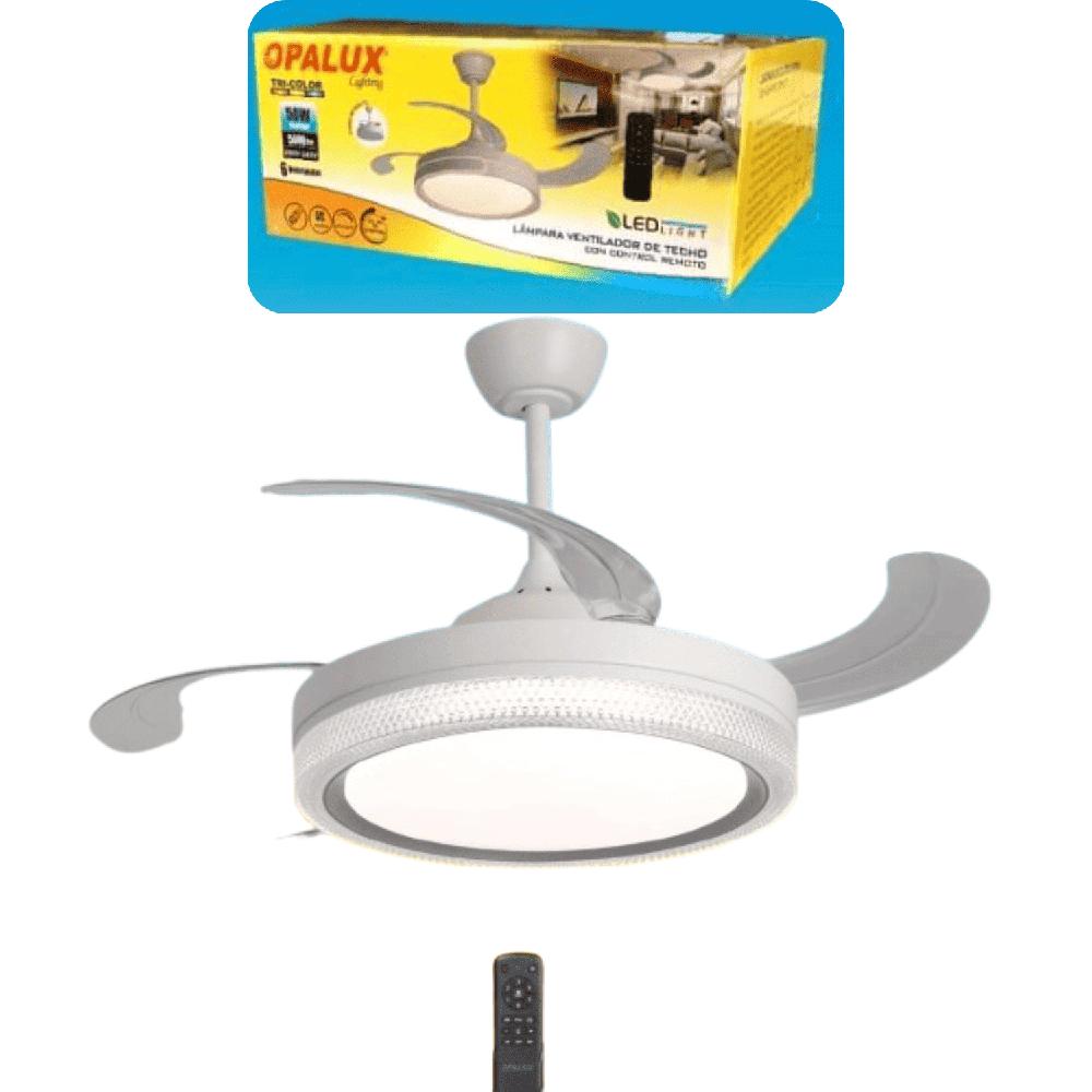 LAMPARA VENTILADOR ASPAS RETRACTILES