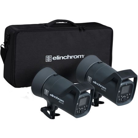 Kit de Monolight Elinchrom Elc 500 Dual Studio.