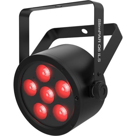 Foco Led de Lavado de Color Cuádruple Rgba de Perfil bajo Chauvet Dj Slimpar Q6 Ils