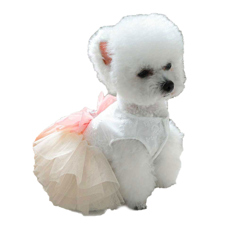 ARNÉS VESTIDO BLANCO BODA Y EVENTOS - TALLA S