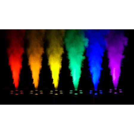 Máquina de Humo con Efecto Led Rgb Chauvet Dj Geyser T6