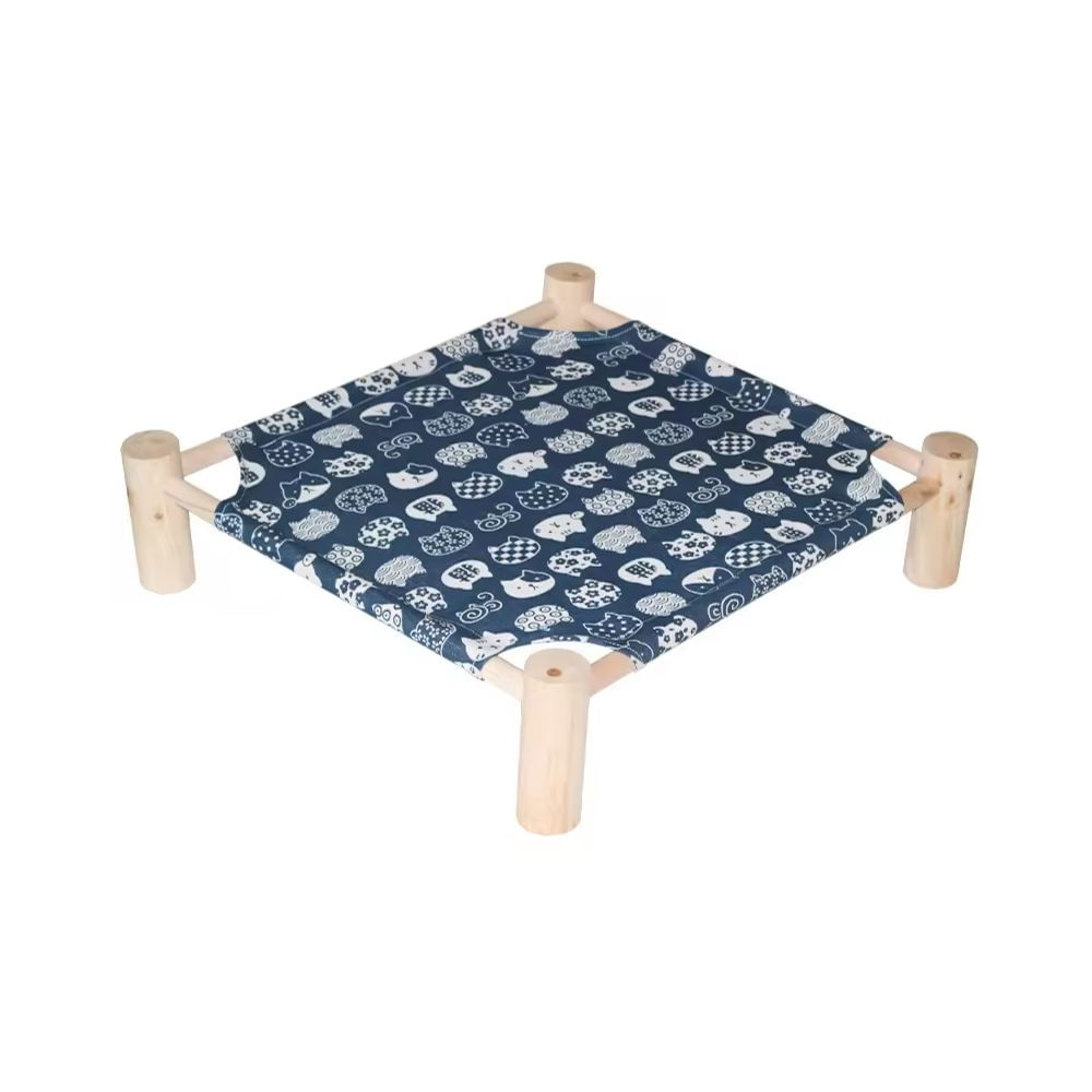 Cama Hamaca Elevada de BAMBÚ para Mascotas DISEÑO 2