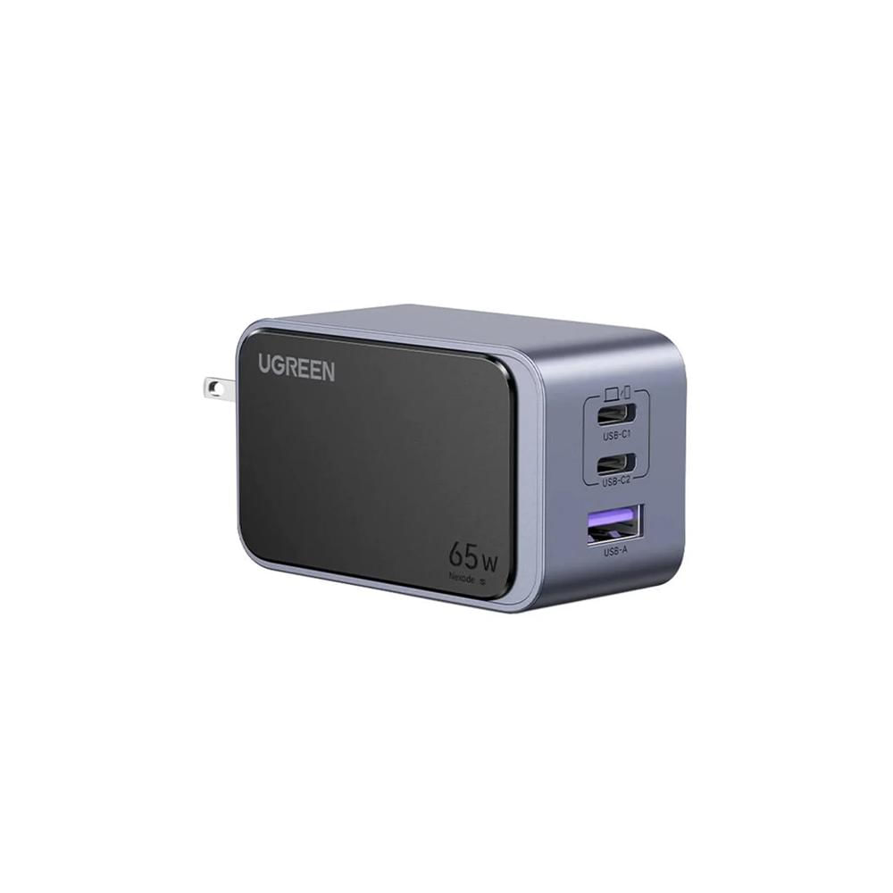 Cargador Nexocode Ugreen 65W 3 Puertos Carga Rapida Gris X553-45223