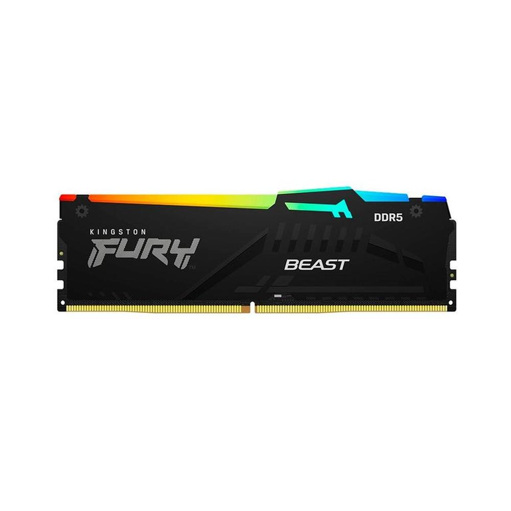 Memoria RAM Kingston Fury Beast 16GB DIMM RGB DDR5 6000Mhz CL36