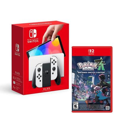Nintendo Switch Modelo Oled Blanco + Pokemon Legends: Z-A