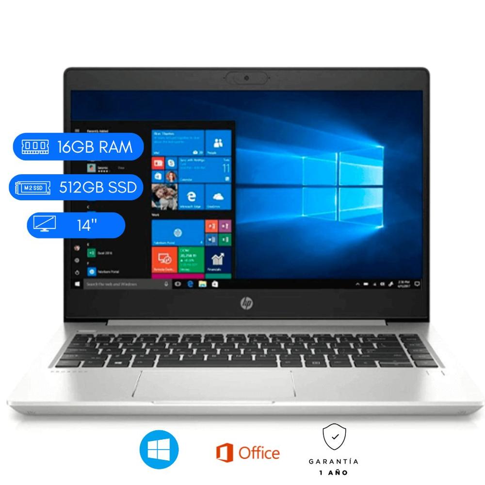 LAPTOP REACONDICIONADA HP 440 G7 CORE I7 10MA 16GB DDR4 512 M.2 PANTALLA 14