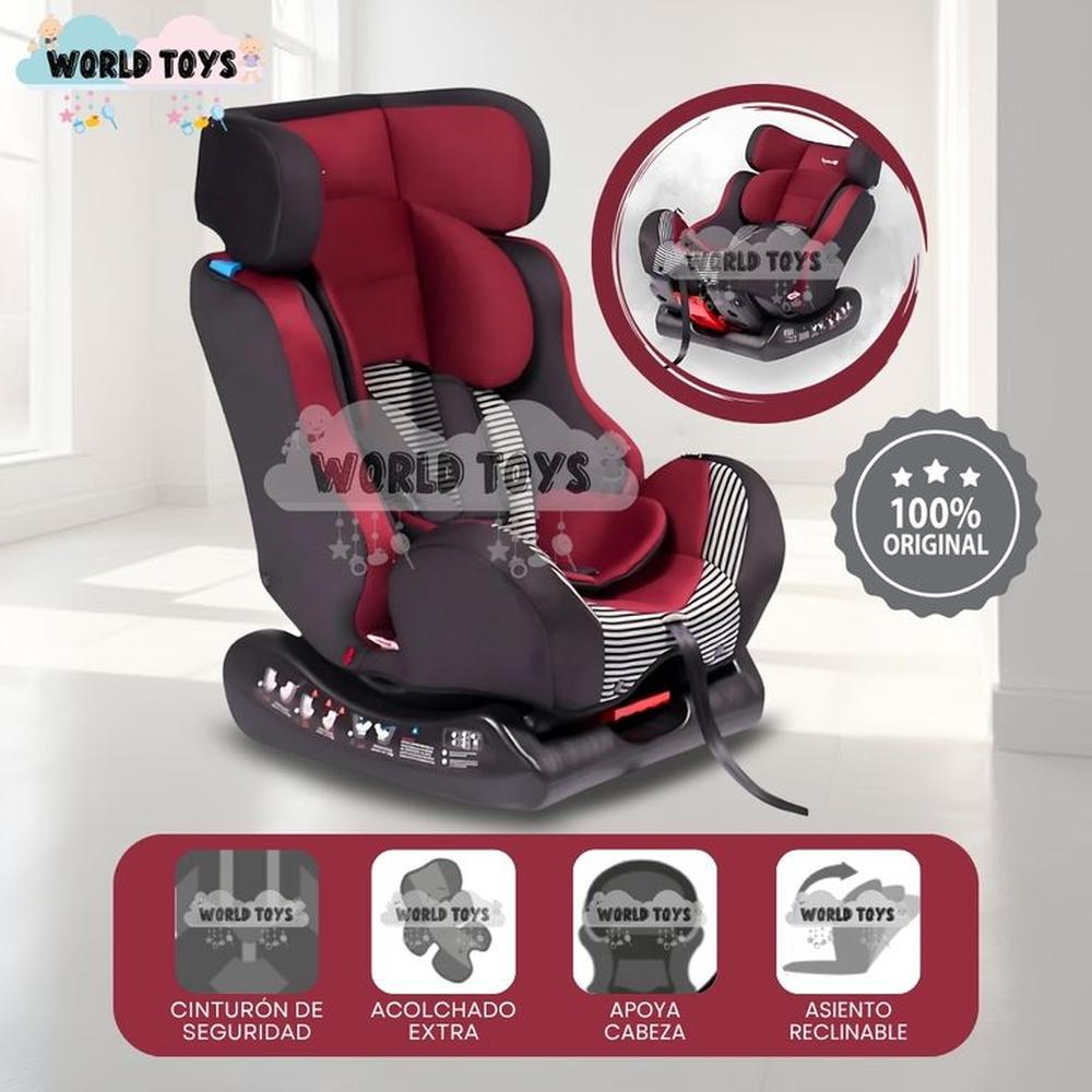 Silla De Auto para bebés Ebaby FIREZA Edición Limitada Red