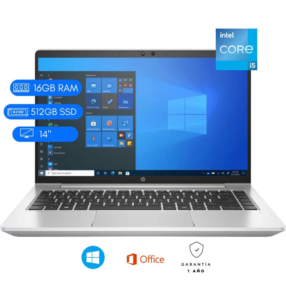 LAPTOP REACONDICIONADA HP 640 G8 CORE I5 11VA 16GB DDR4 512 M.2 PANTALLA 14