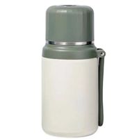 Botella Térmica Fashion Verde 450 ml Acero Inoxidable Portátil