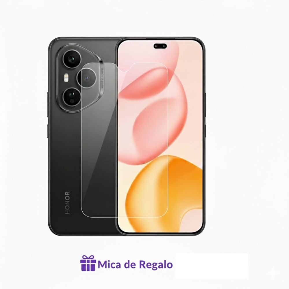 Honor 400 Pro 12GB Ram Black 512Gb Rom con Mica Hidrogel Registrado
