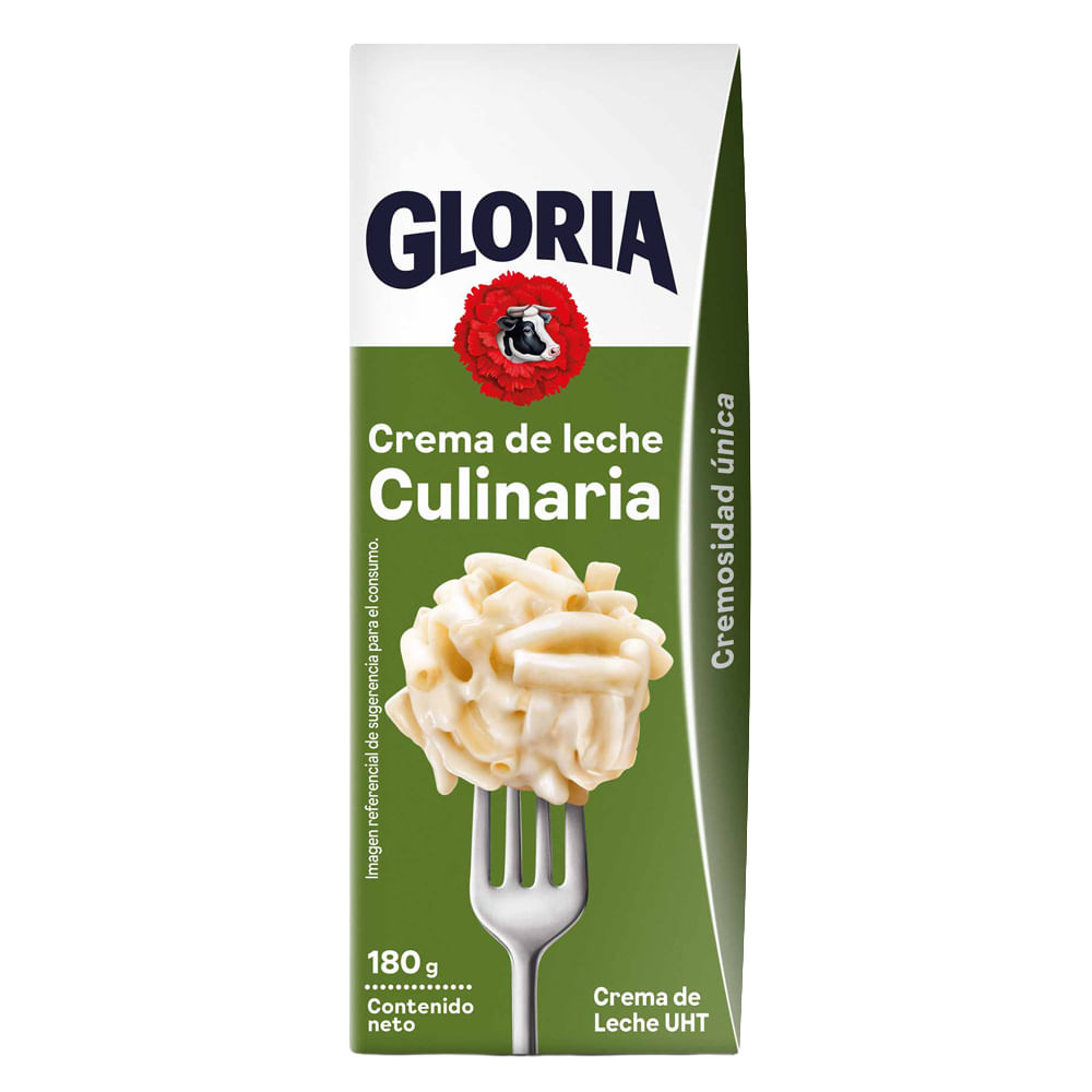 Crema de Leche GLORIA Culinaria Caja 180g