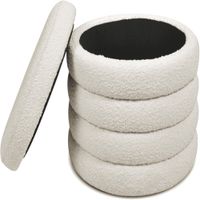 PUFF Estilo Nordico 5 niveles con tapa