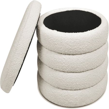 PUFF Estilo Nordico 5 niveles con tapa