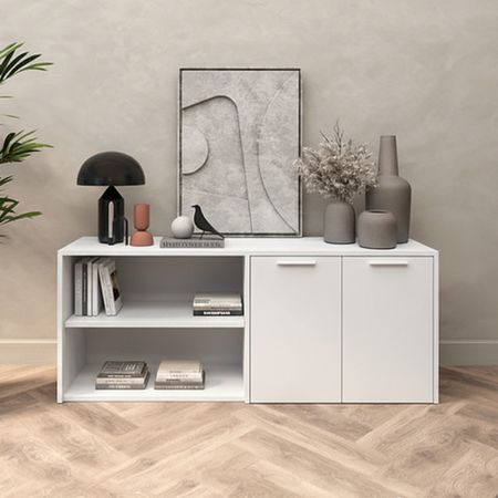 Aparador Renato 2 puertas Blanco | Masiva Home
