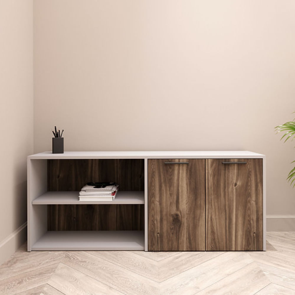 Aparador Renato 2 puertas Gales y Blanco | Masiva Home