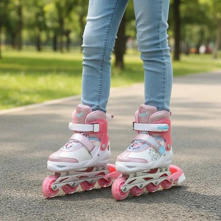 Patines lineales ajustables Coral tallas S 31-34