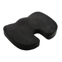Cojín asiento ergonómico lumbar auto silla de oficina negro