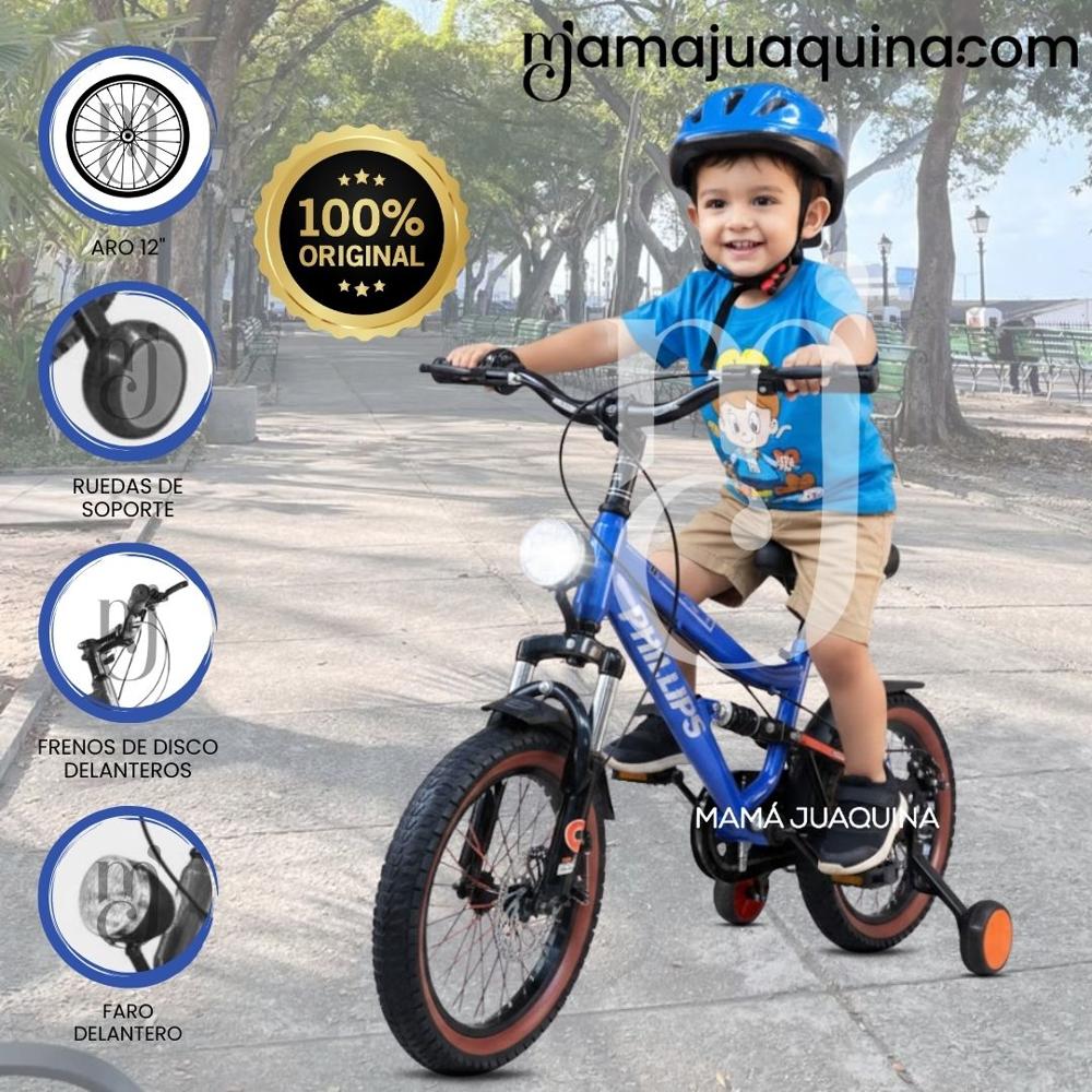 Bicicleta Deportiva Aro 12 ROCKET para Niños Red