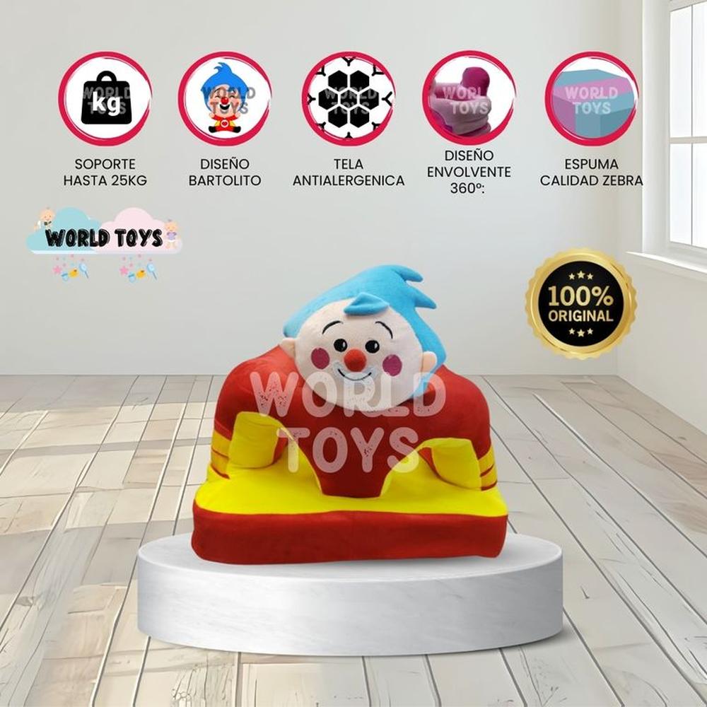 Asiento de Apoyo para Bebés PLIN PLIN Premium Red