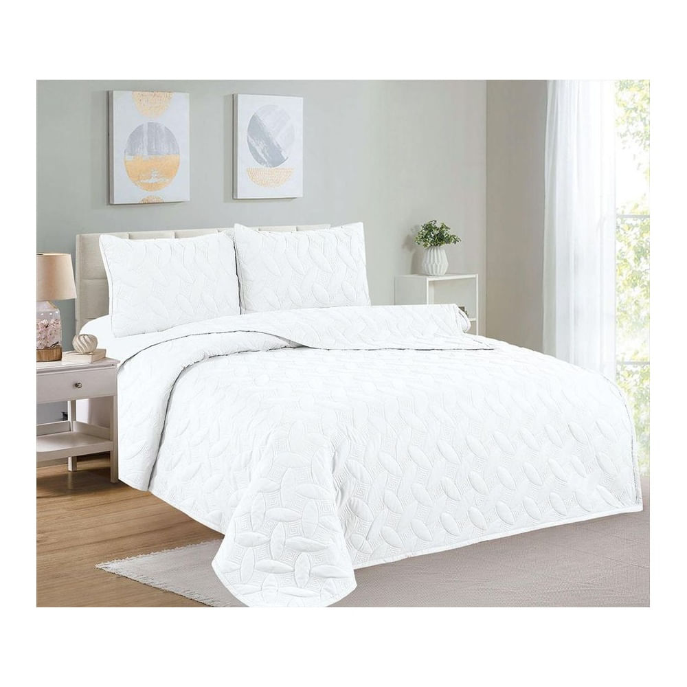 Cubrecama King + Juego de Sábanas 100% Algodón Multicolor