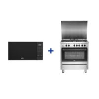 Combo Cocina de pie Bali 5H y Microondas 3 En 1 Multifunciones 21L
