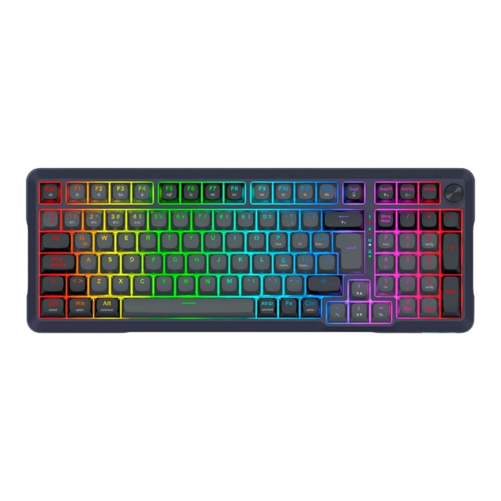 Teclado Redragon Bragi Pro K688GB RGB 98% Wireless Español Switch Lineal