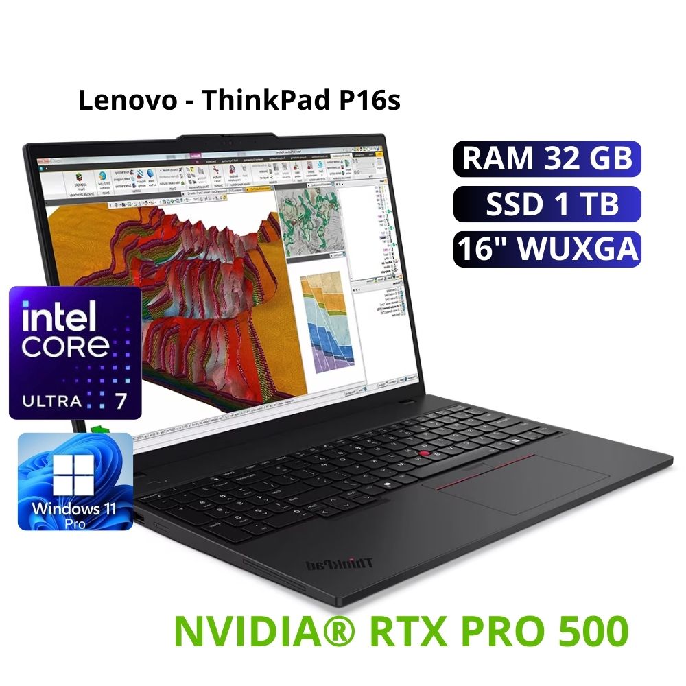 LAPTOP LENOVOTHINKPAD E16 GEN 4 INTEL CORE ULTRA 7 255H Ram 32 GB SSD 1TB  WUXGA -21QW000BLM